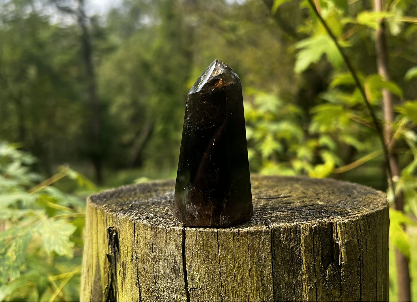 Smoky Quartz Tower ~ Dark