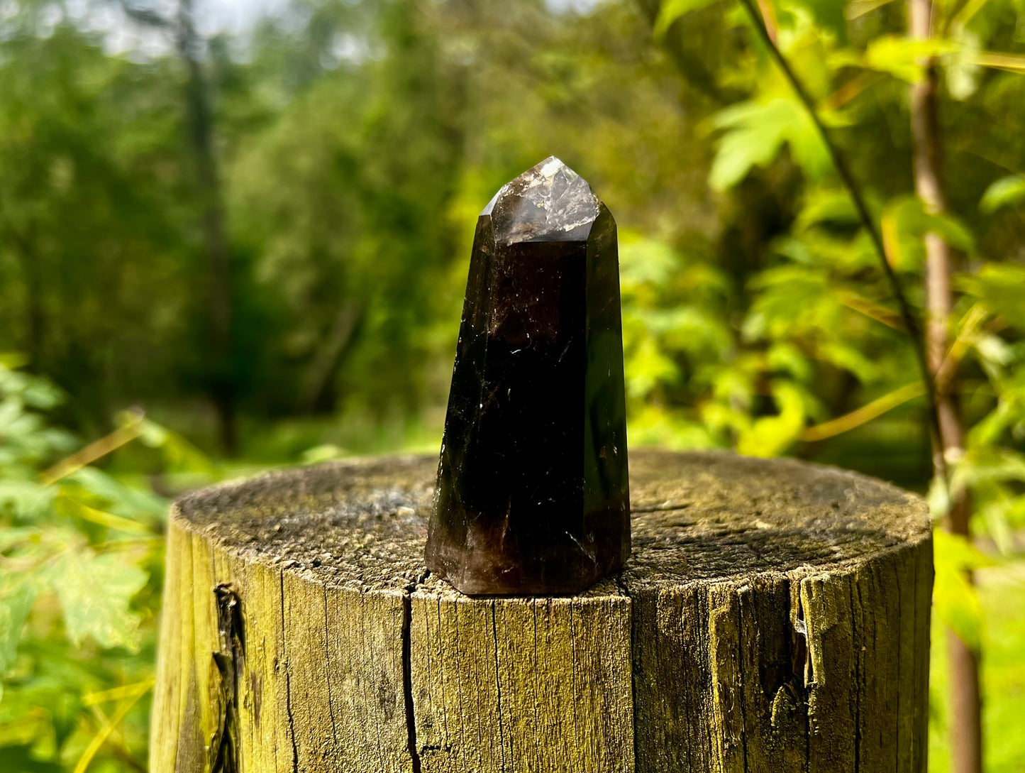 Smoky Quartz Tower ~ Dark