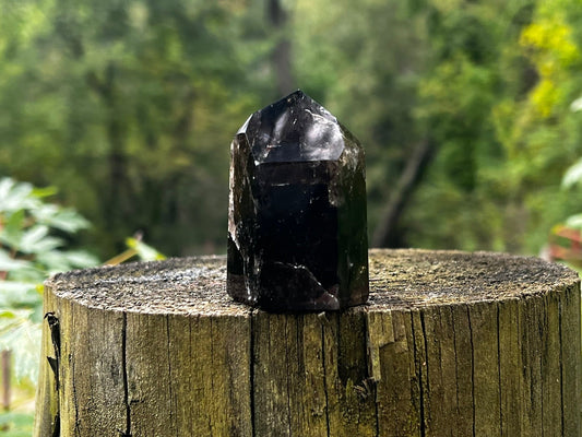 Smoky Quartz Tower ~ Dark