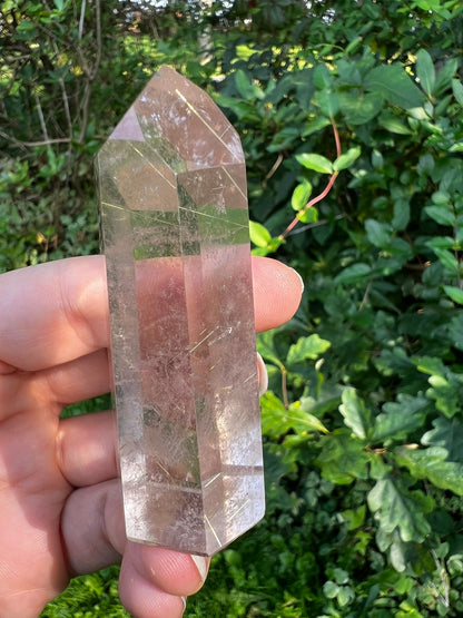 Smoky Rutilated Quartz Tower