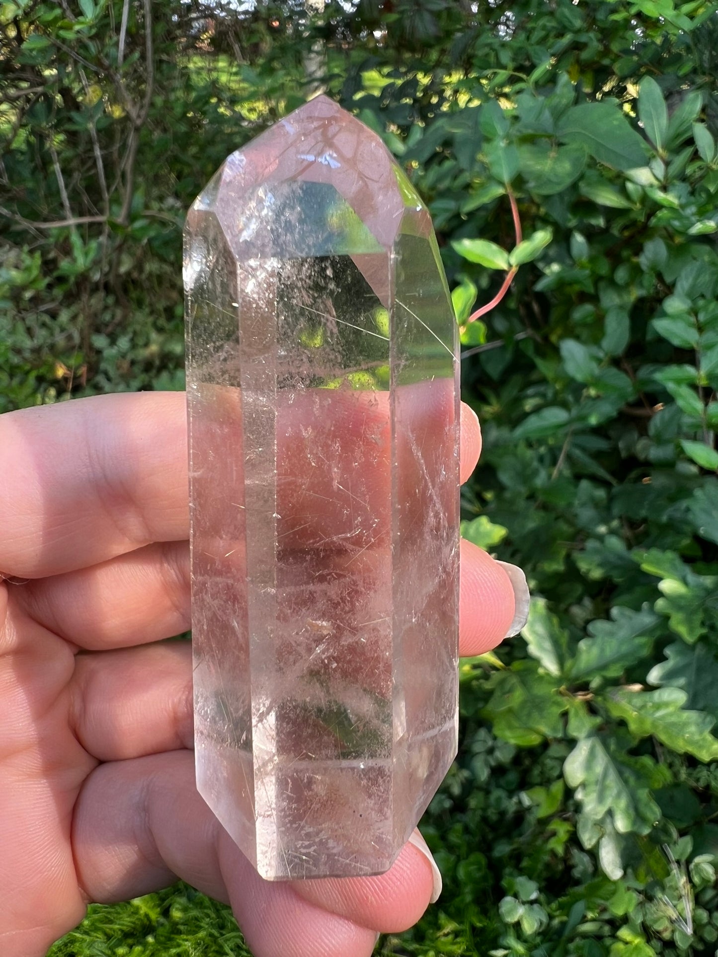 Smoky Rutilated Quartz Tower