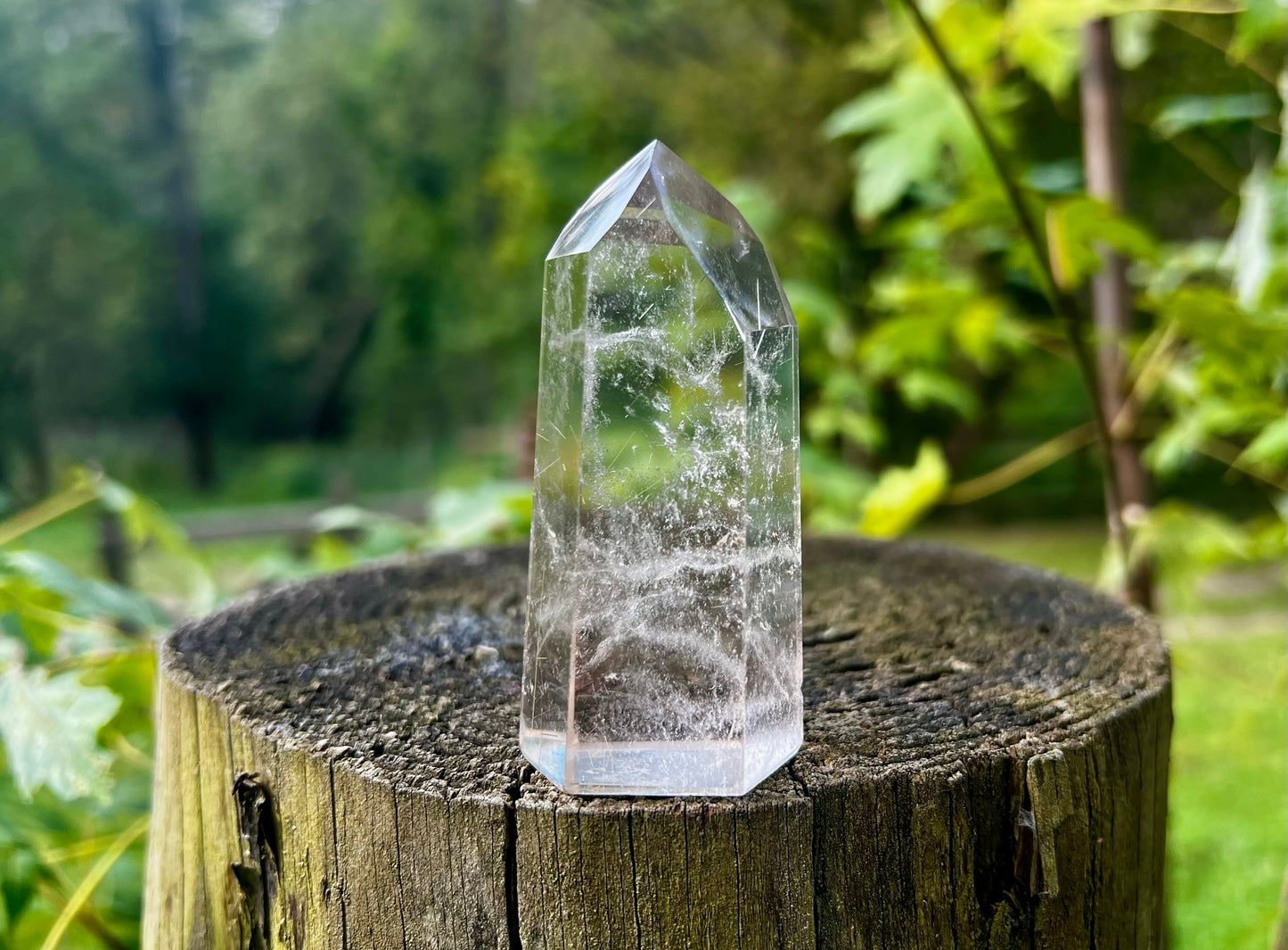 Smoky Rutilated Quartz Tower
