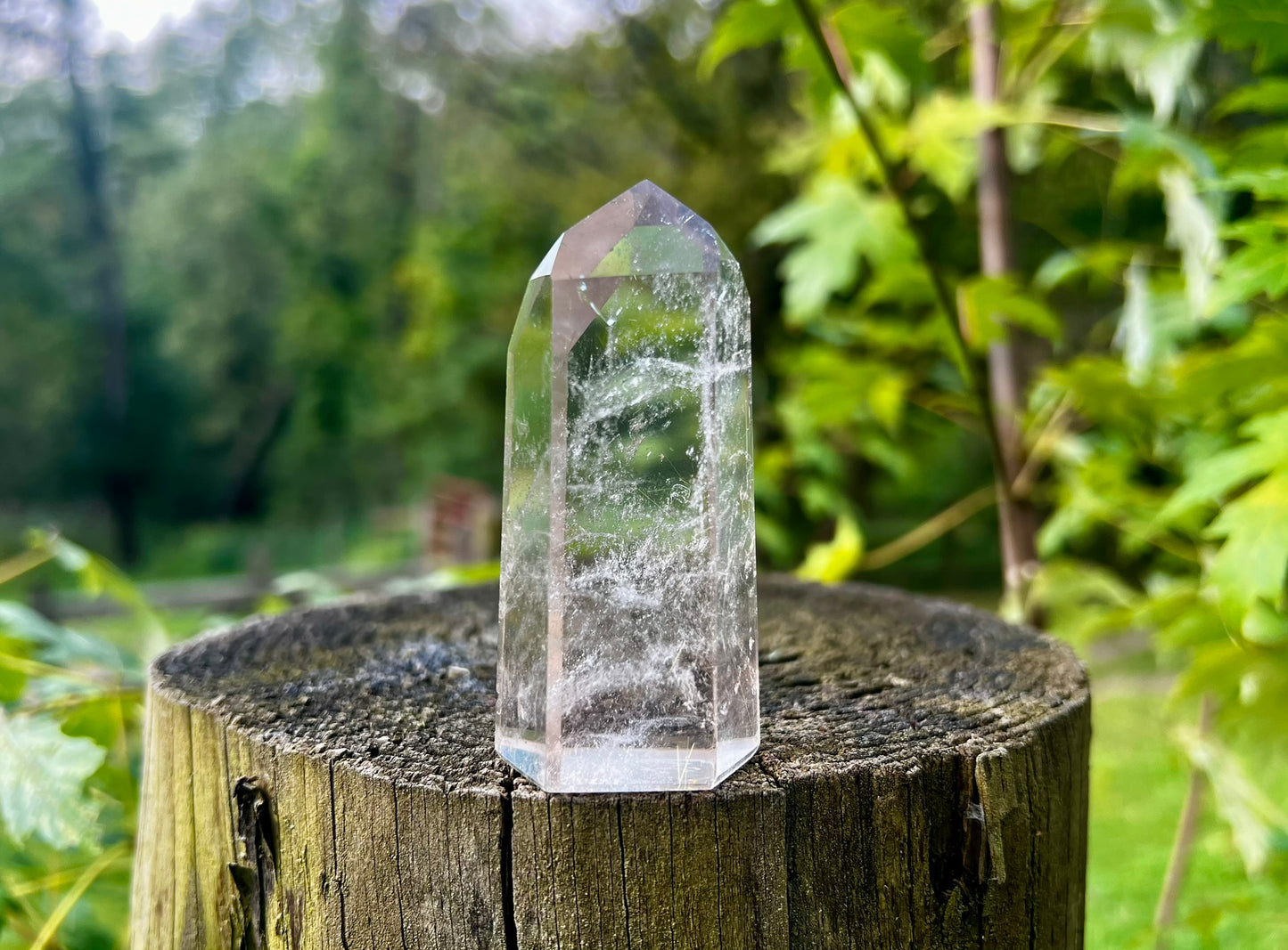 Smoky Rutilated Quartz Tower