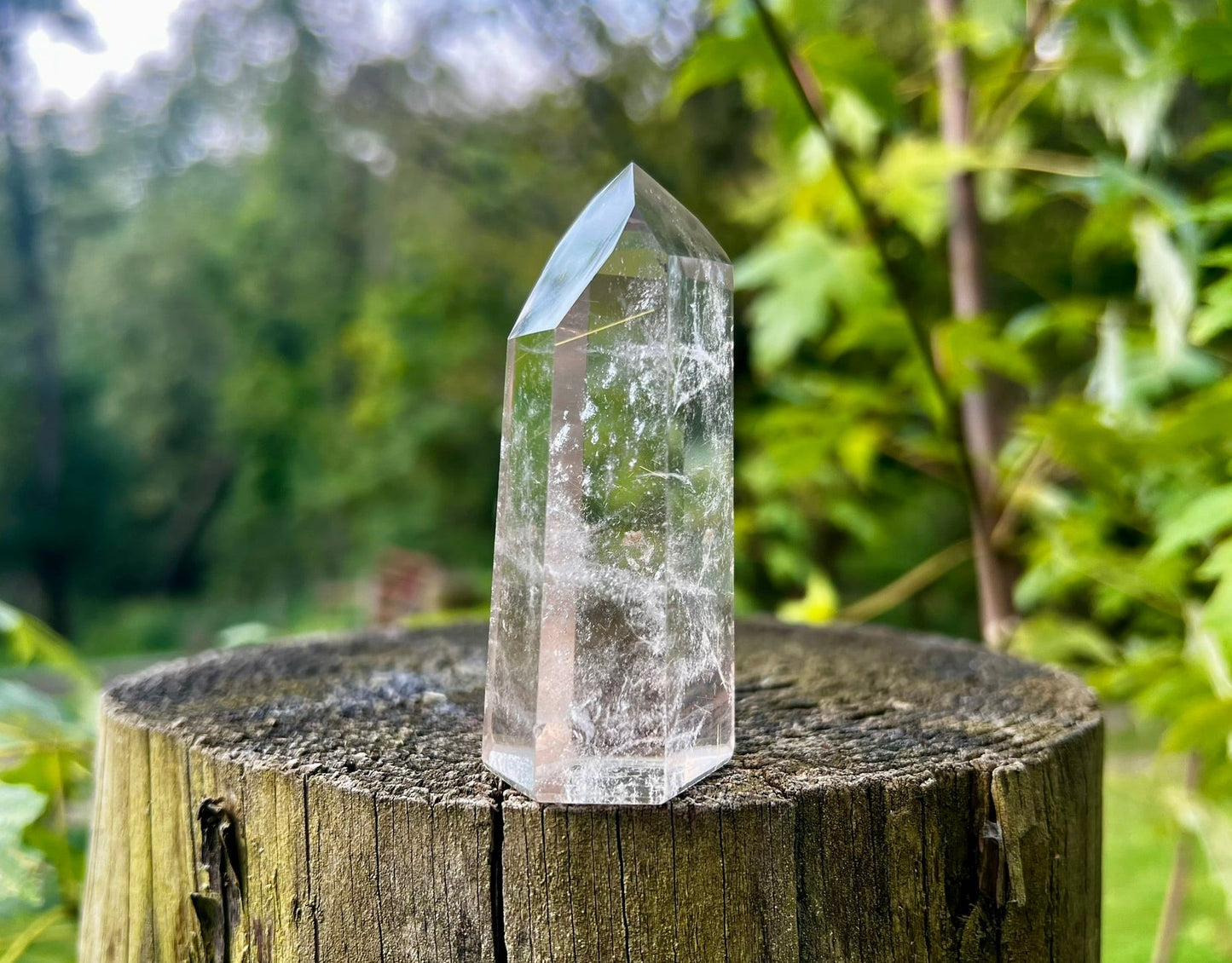 Smoky Rutilated Quartz Tower