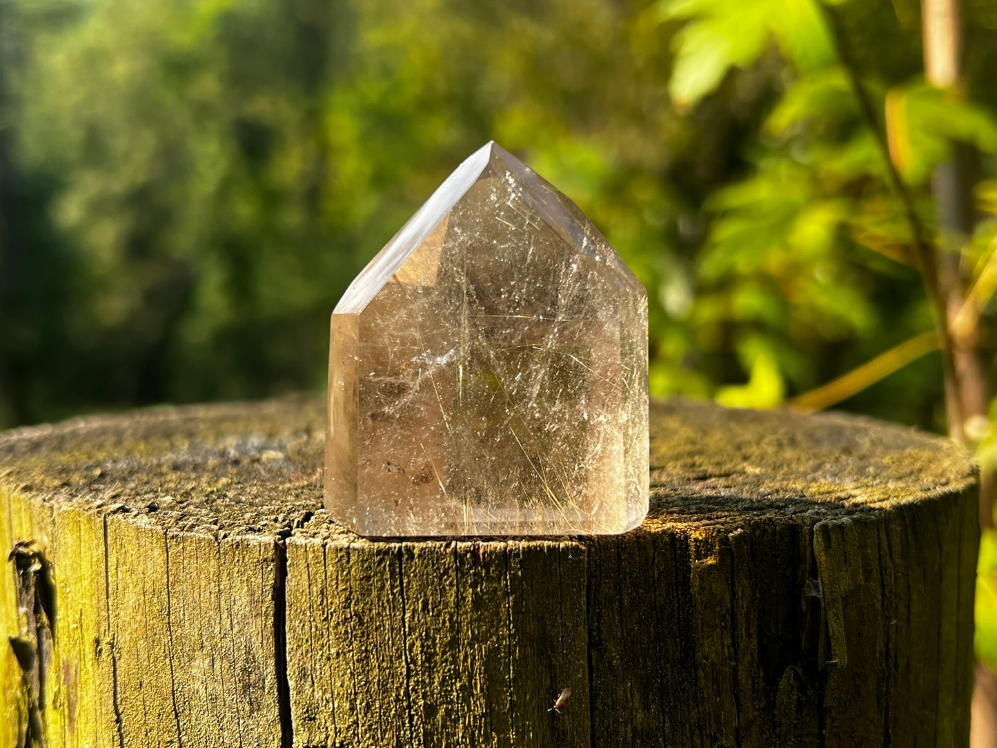 Citrine Tower ~ Rutilated