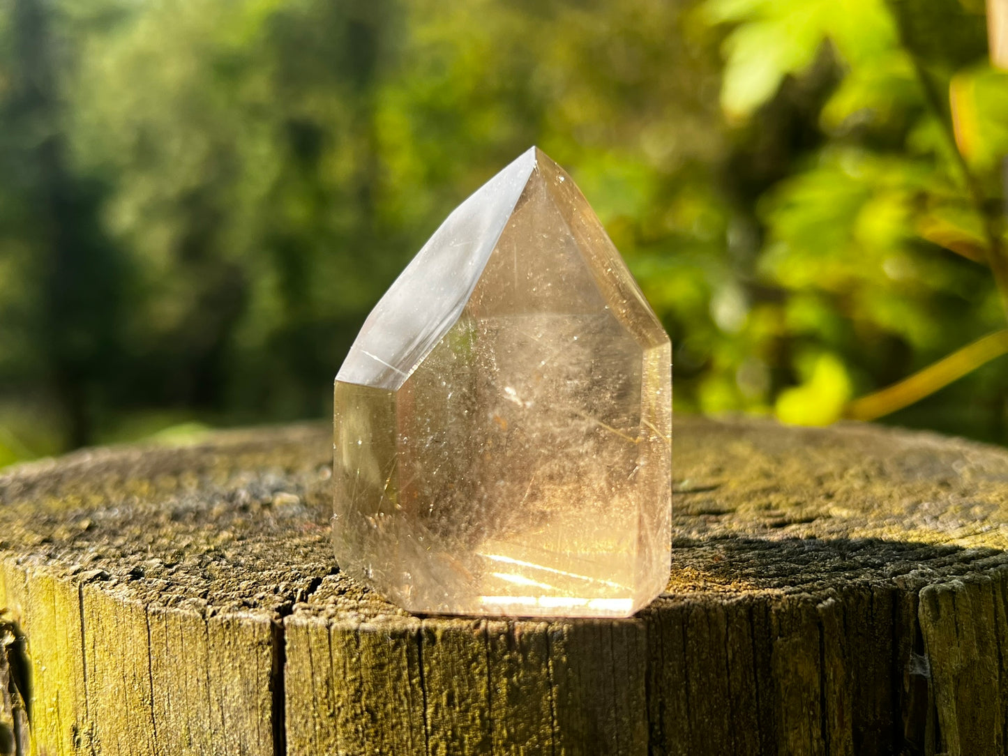 Citrine Tower ~ Rutilated
