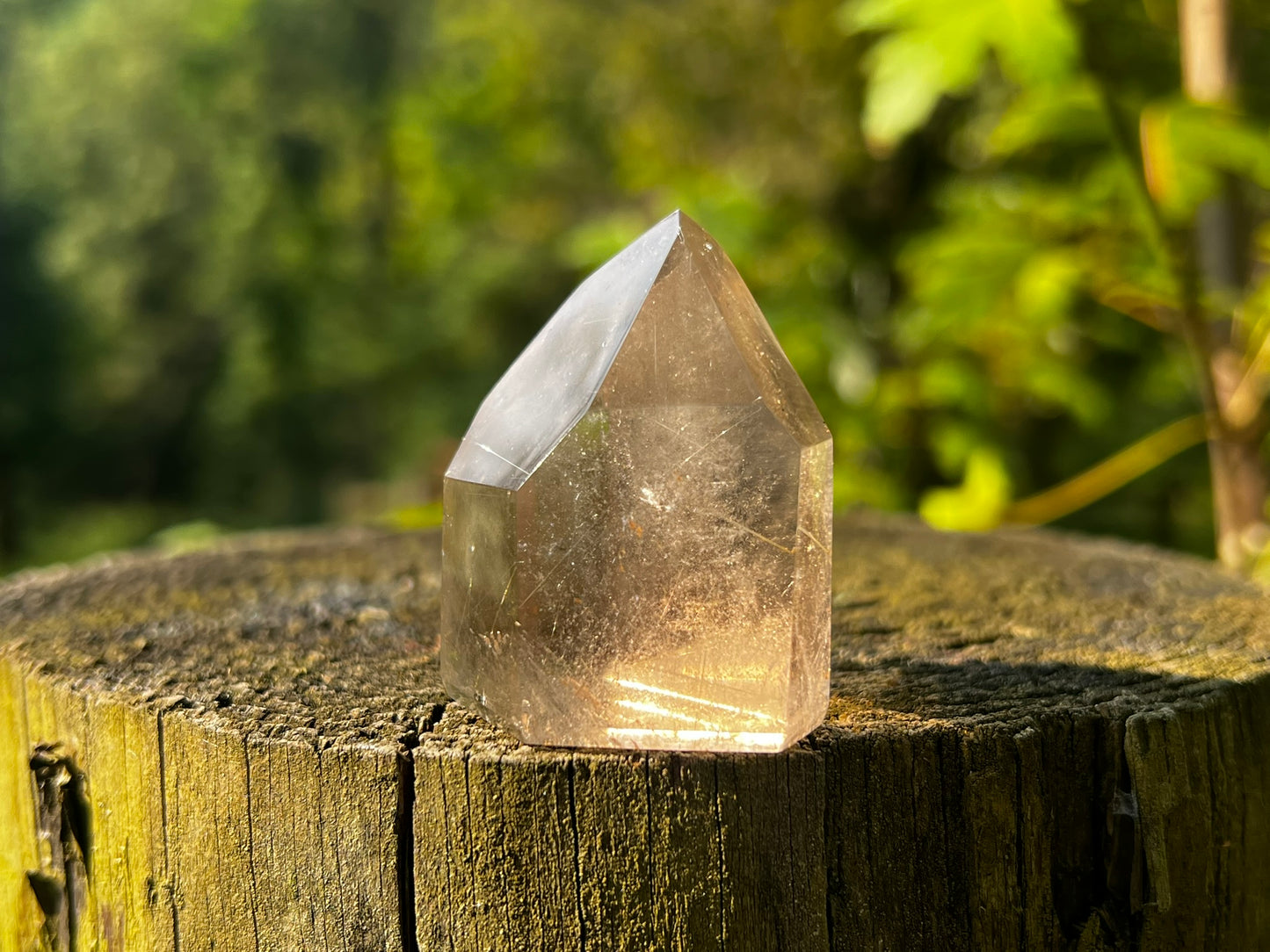 Citrine Tower ~ Rutilated