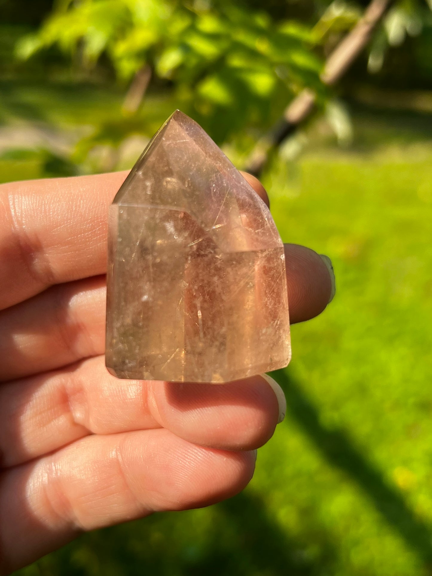 Citrine Tower ~ Rutilated