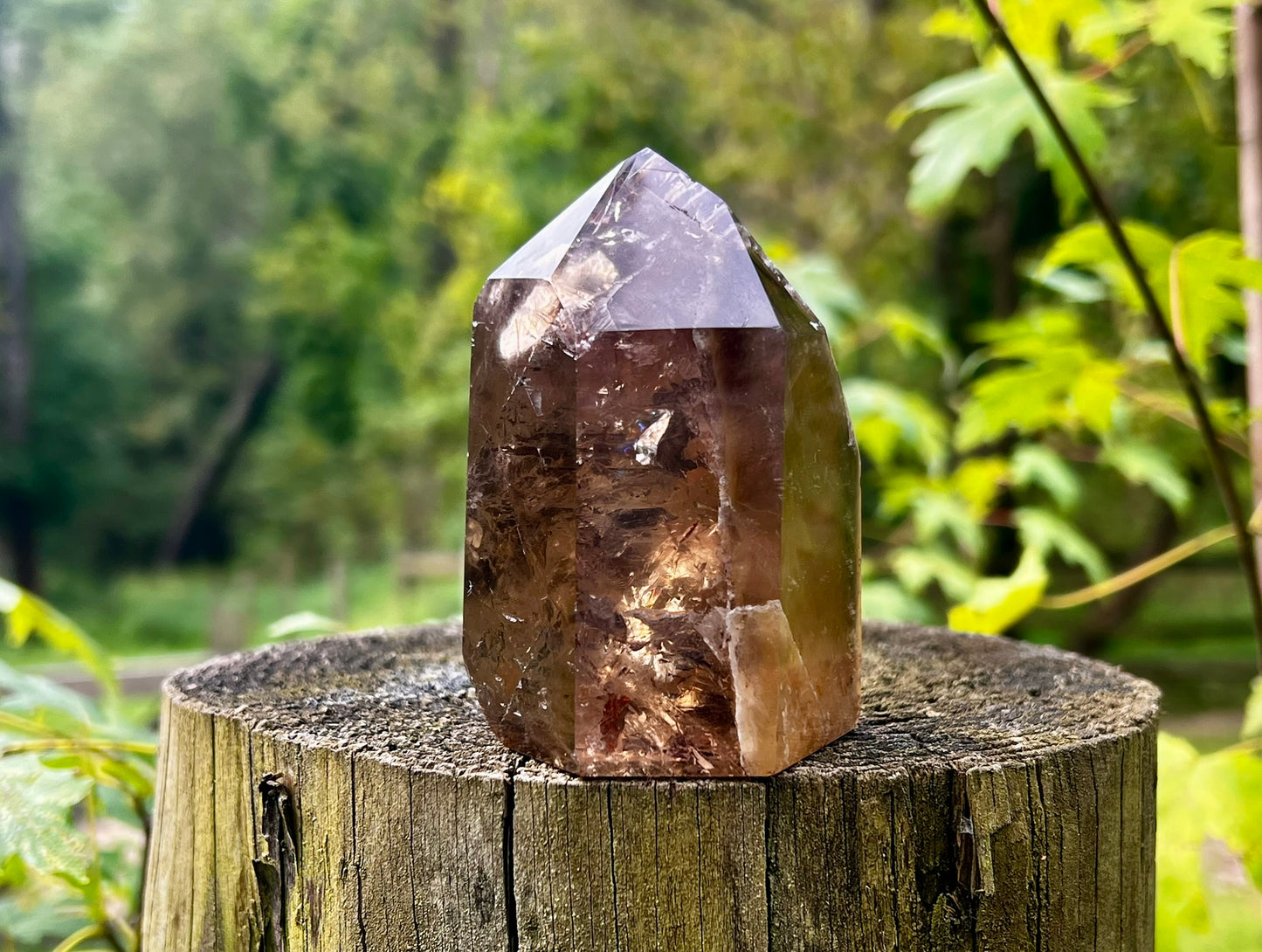 Smoky Amethyst Tower