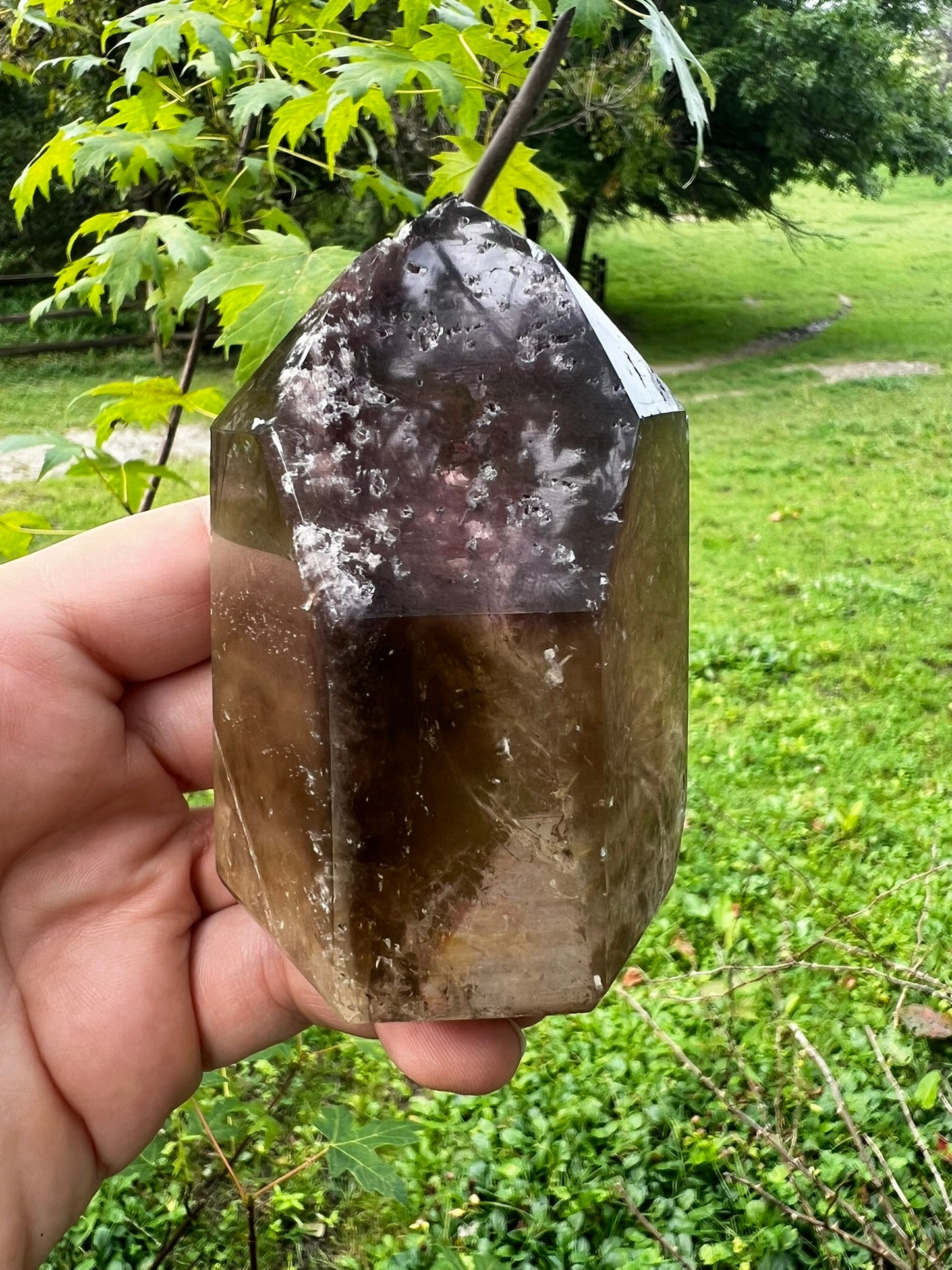 Smoky Amethyst Tower