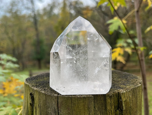 Clear Quartz Tower