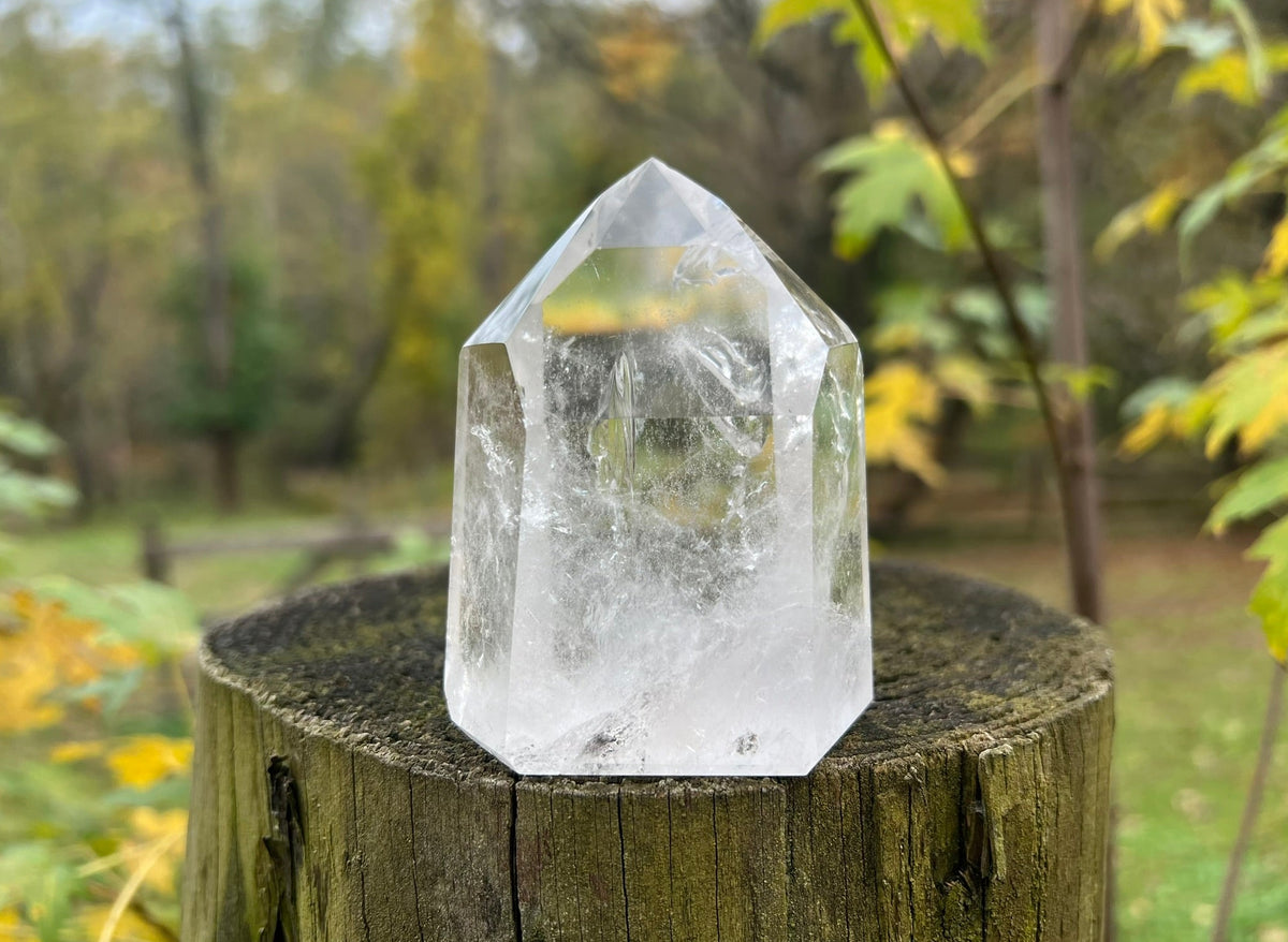 Clear Quartz Tower