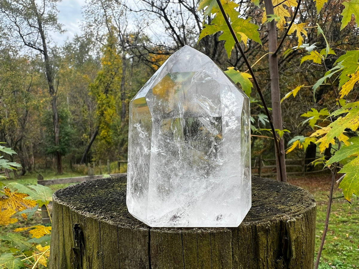 Clear Quartz Tower