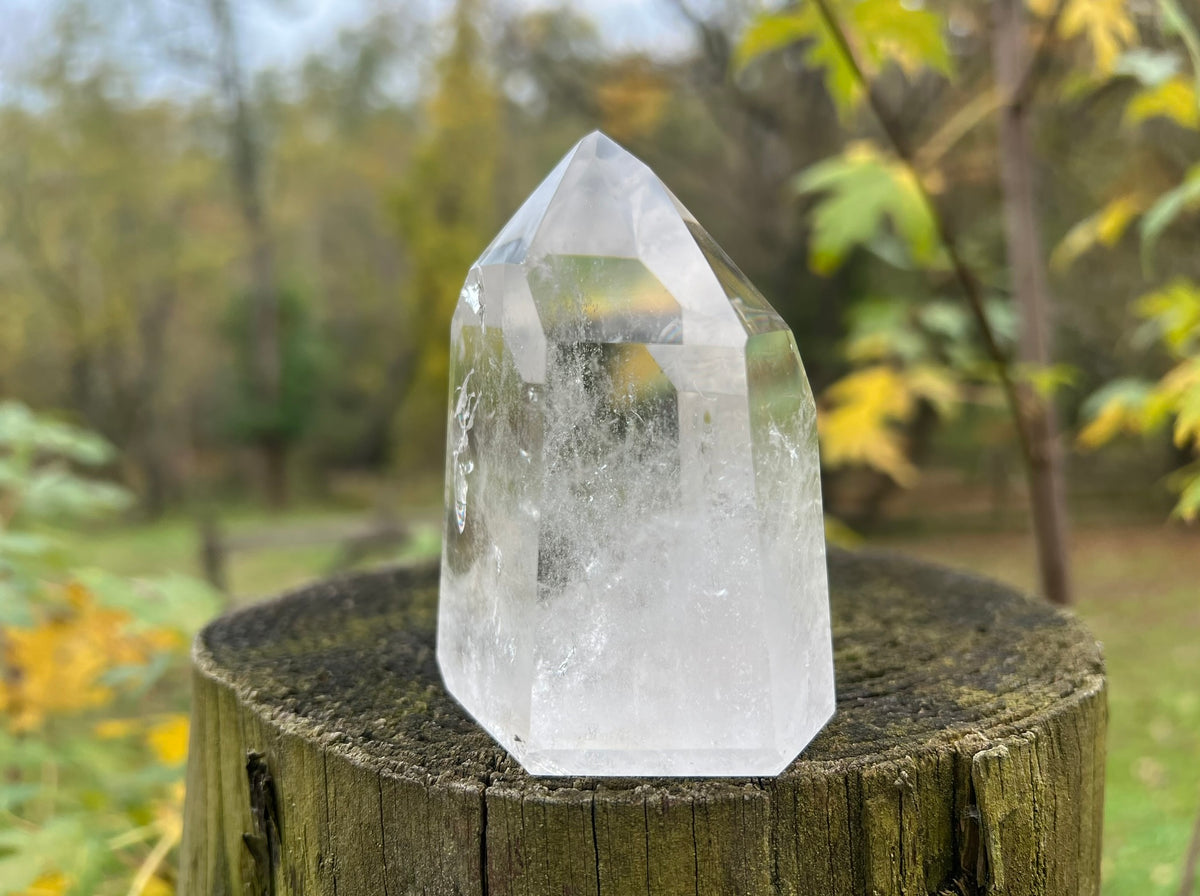 Clear Quartz Tower