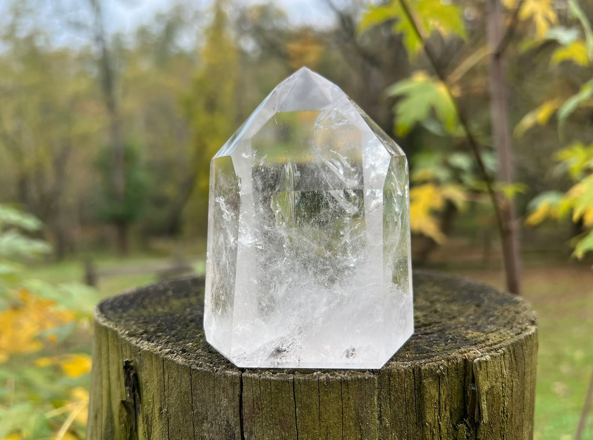 Clear Quartz Tower