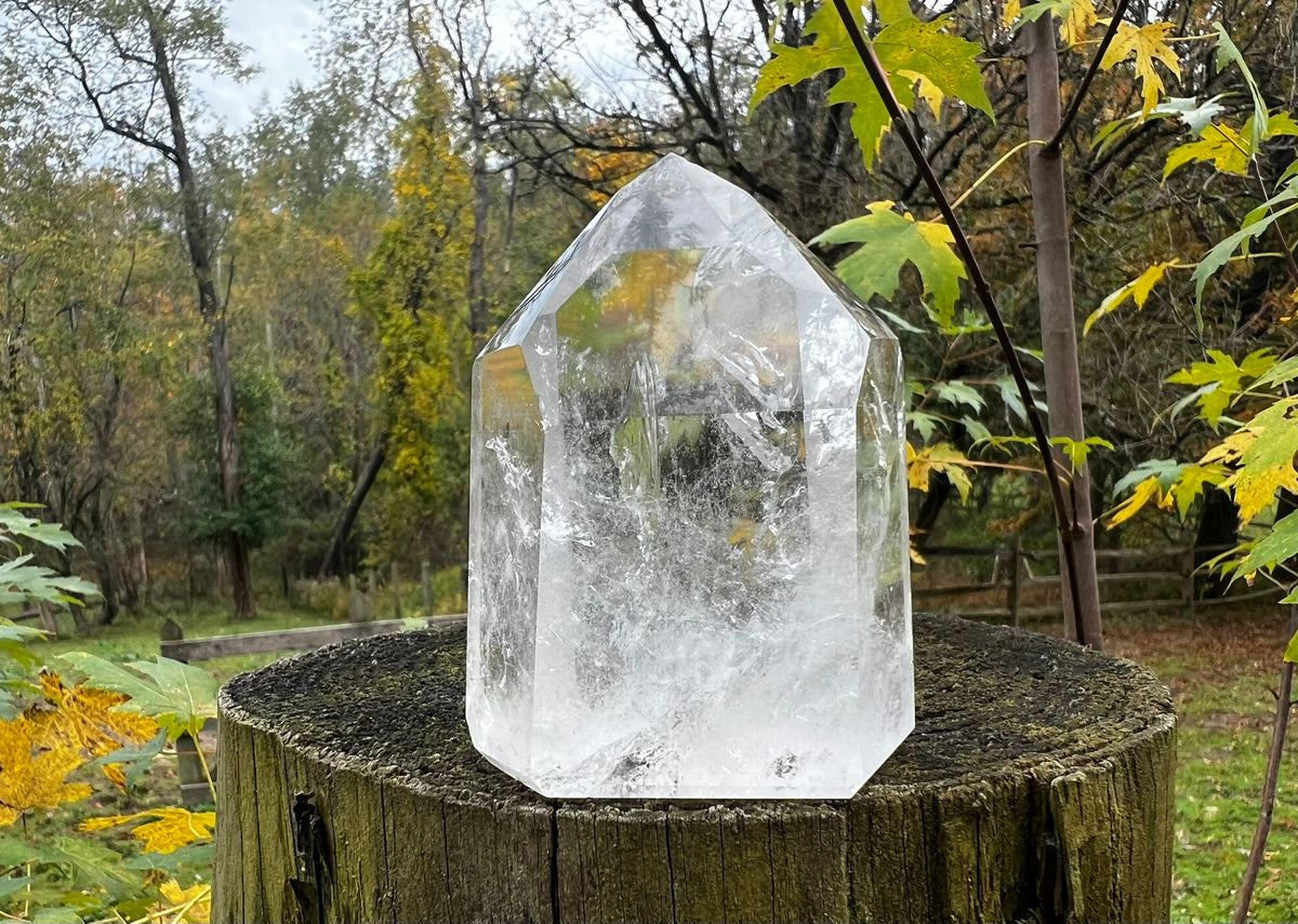 Clear Quartz Tower