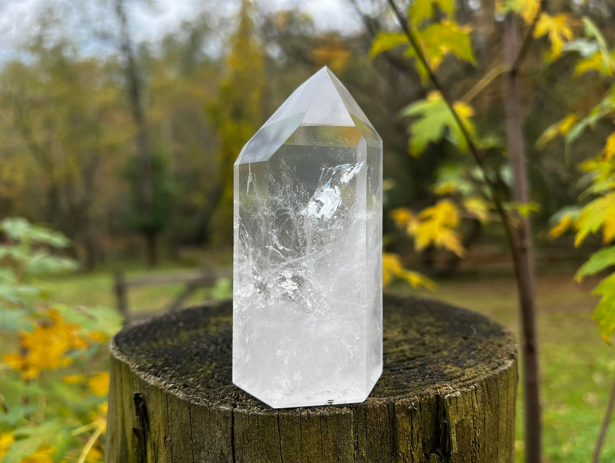 Clear Quartz Tower