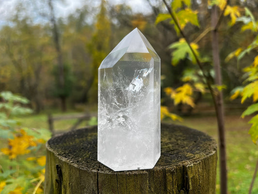 Clear Quartz Tower