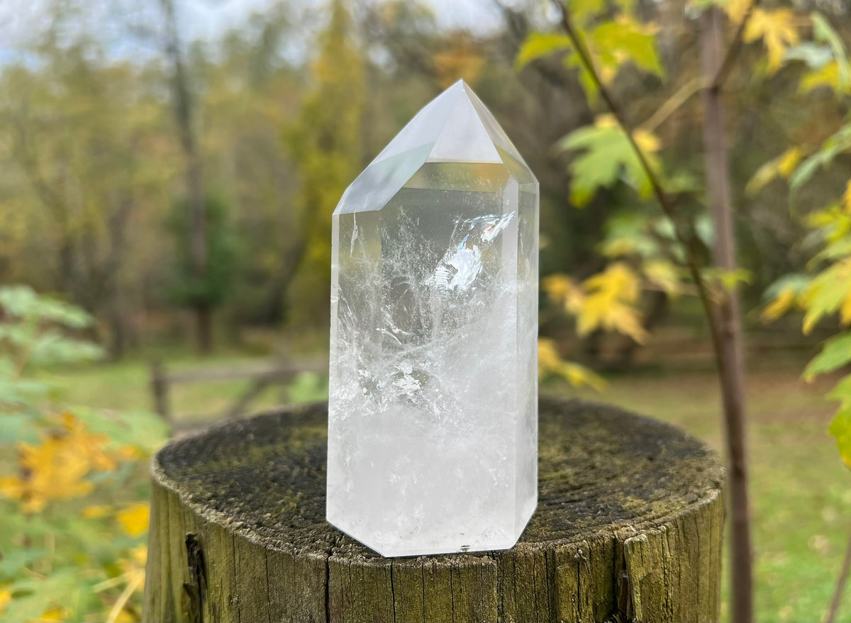 Clear Quartz Tower