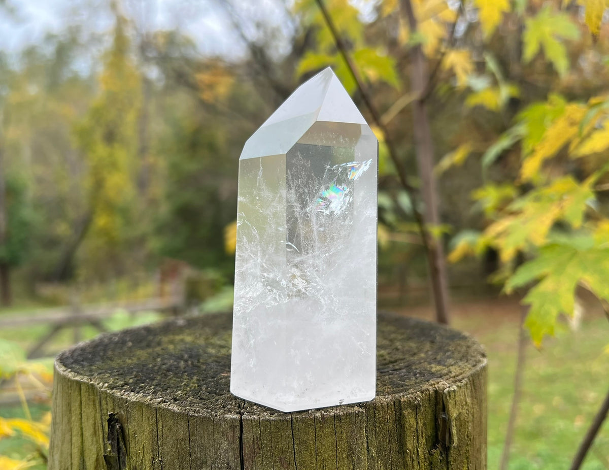 Clear Quartz Tower