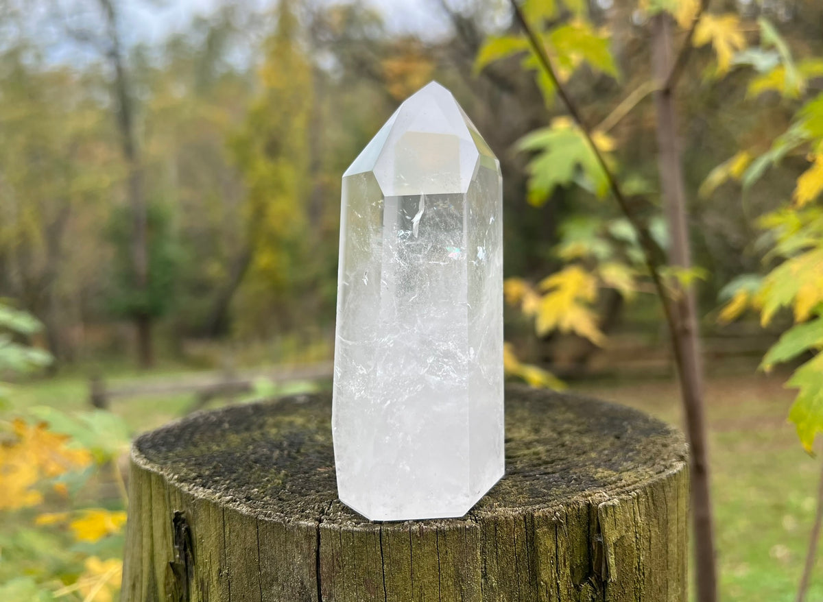 Clear Quartz Tower