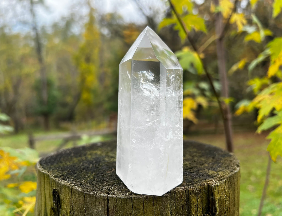 Clear Quartz Tower