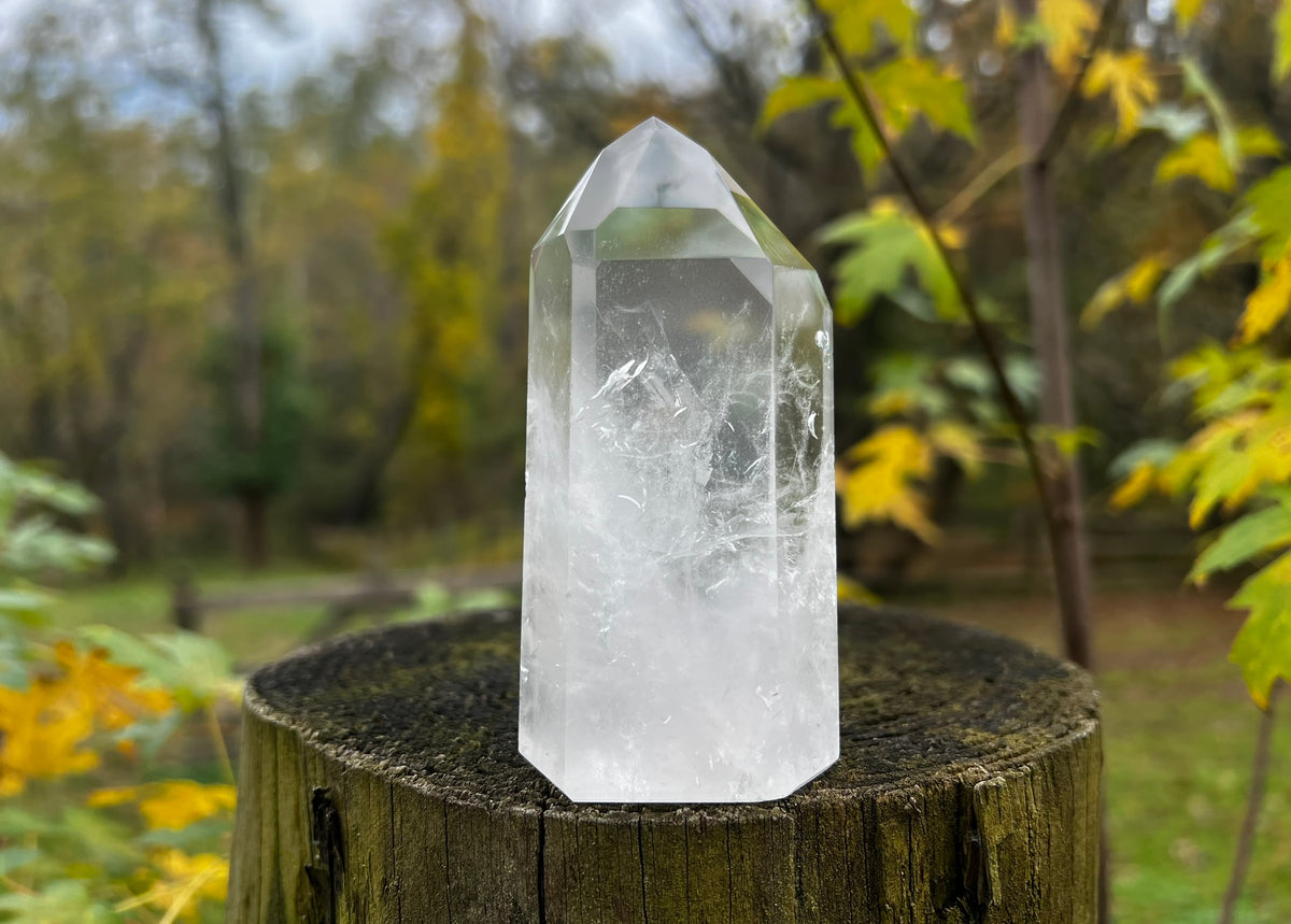 Clear Quartz Tower