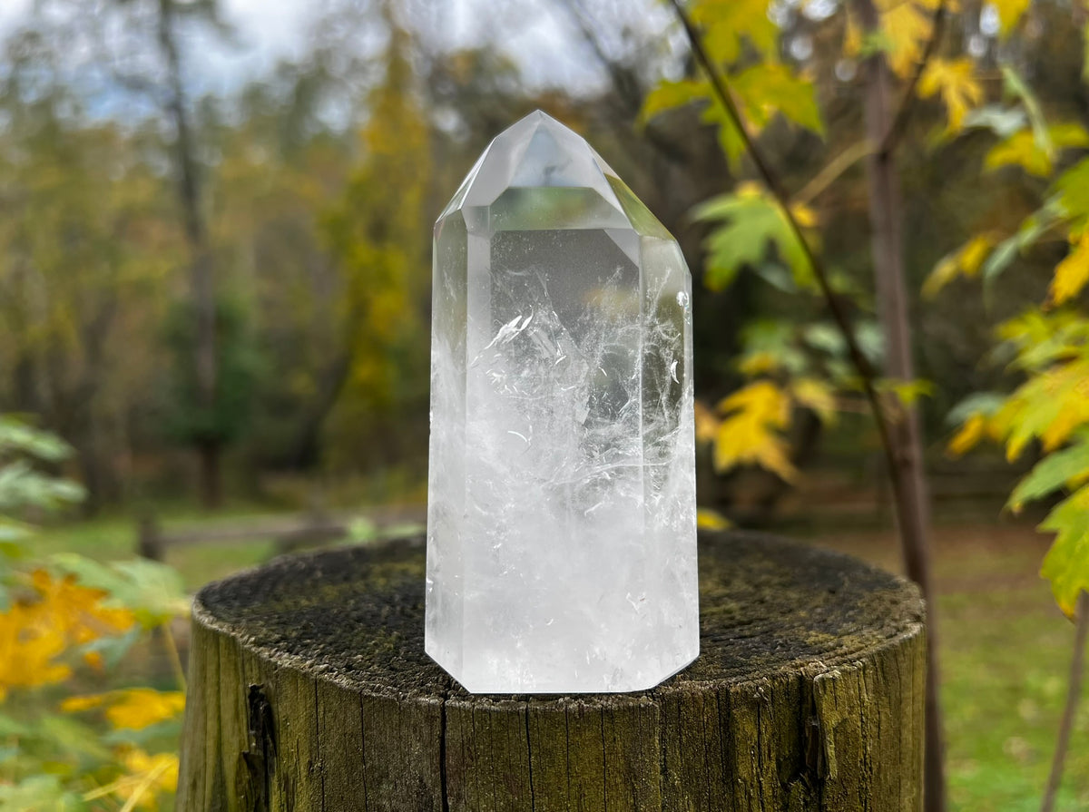 Clear Quartz Tower