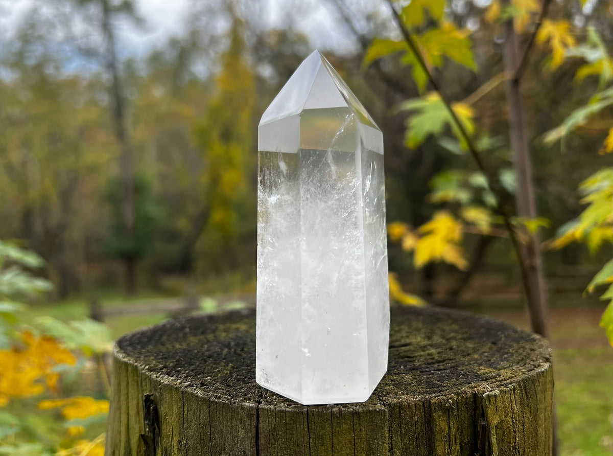 Clear Quartz Tower