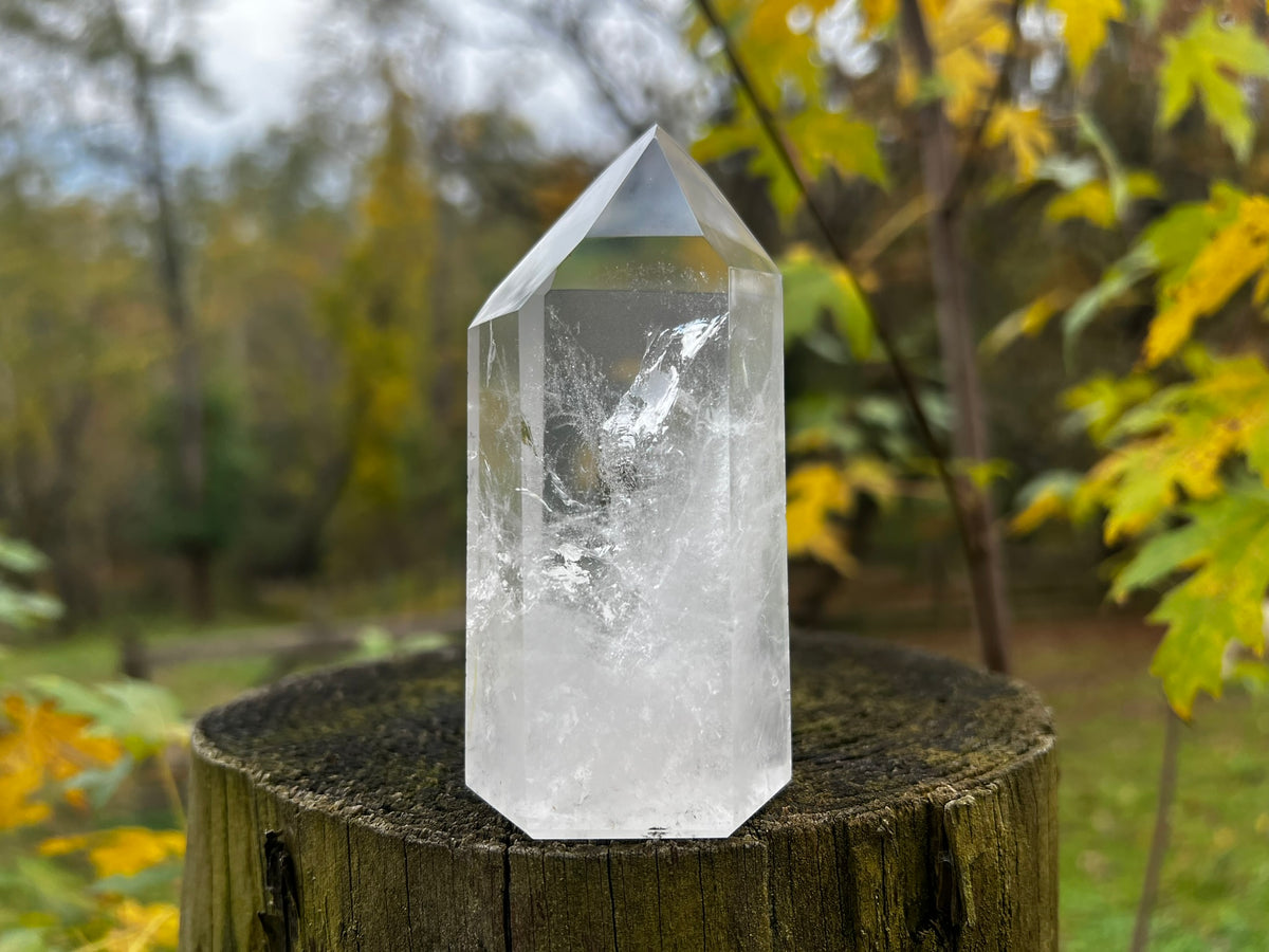 Clear Quartz Tower