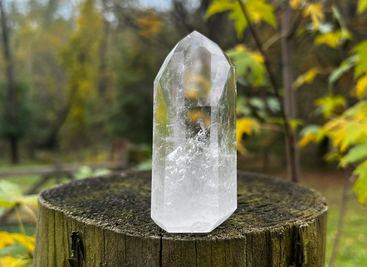 Clear Quartz Tower