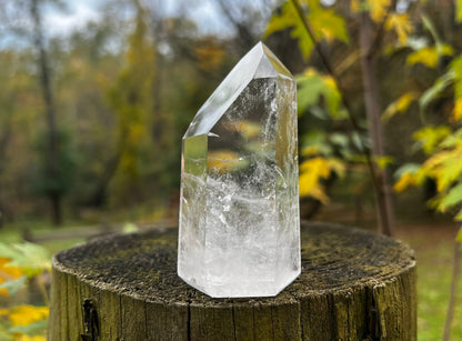 Clear Quartz Tower