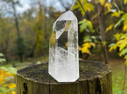 Clear Quartz Tower