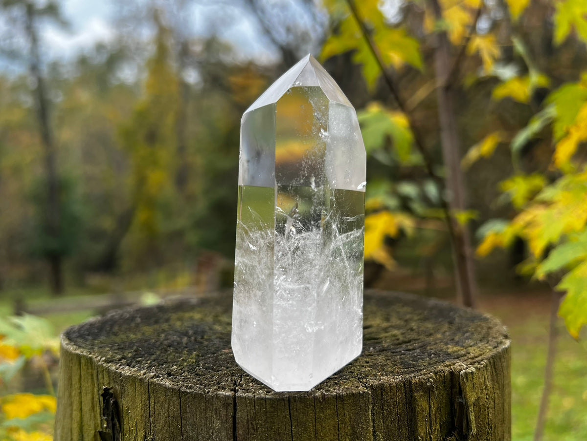 Clear Quartz Tower