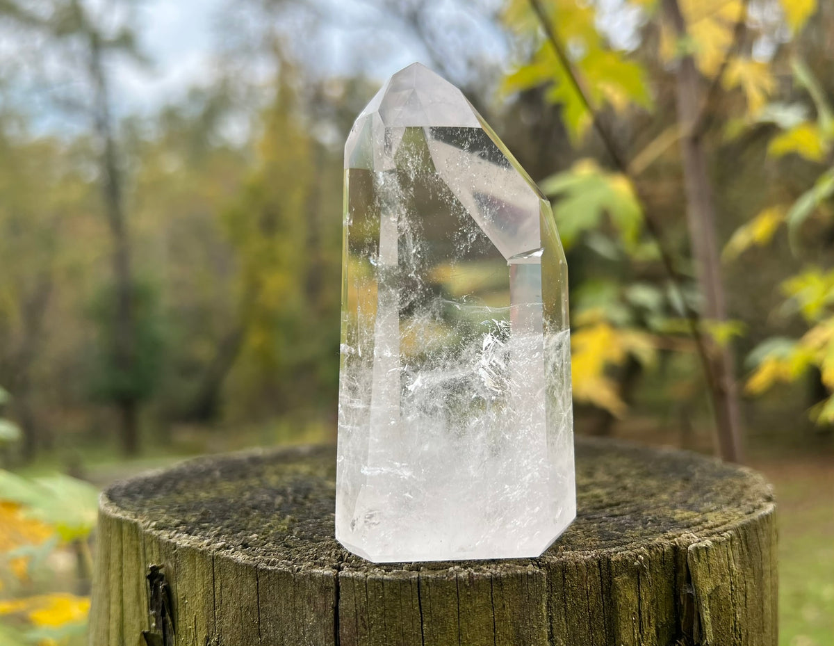 Clear Quartz Tower