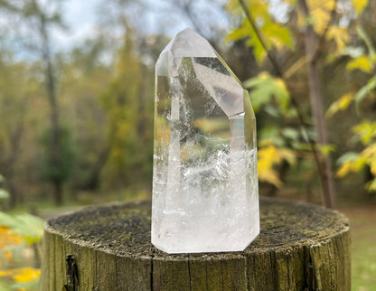 Clear Quartz Tower