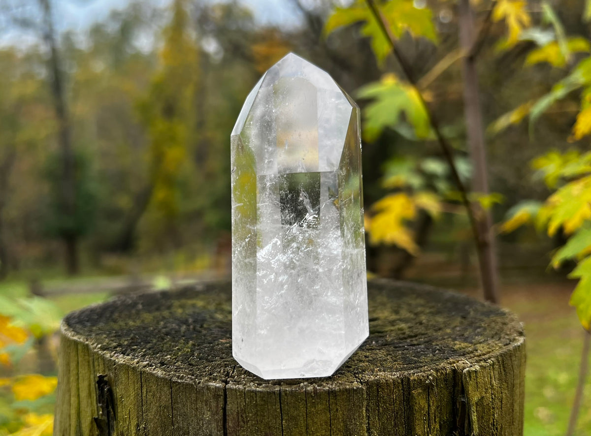 Clear Quartz Tower
