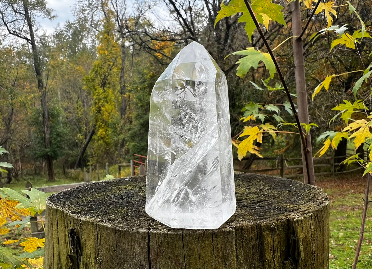 Clear Quartz Tower