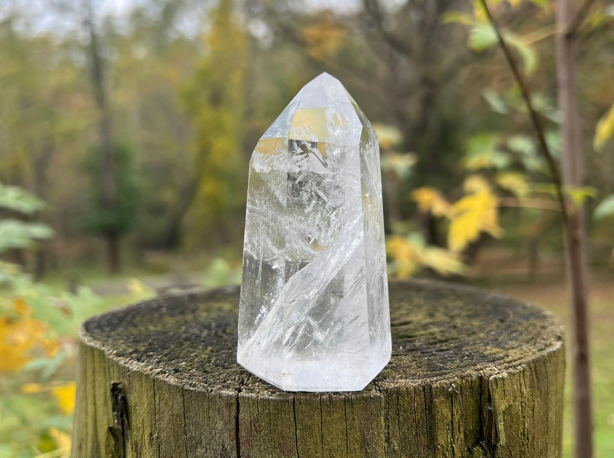 Clear Quartz Tower