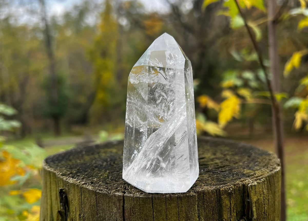Clear Quartz Tower
