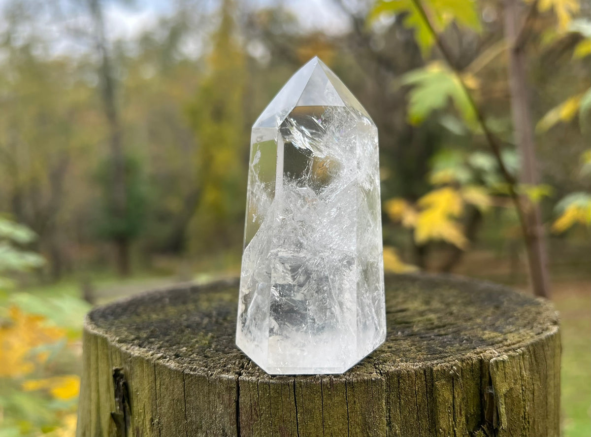 Clear Quartz Tower