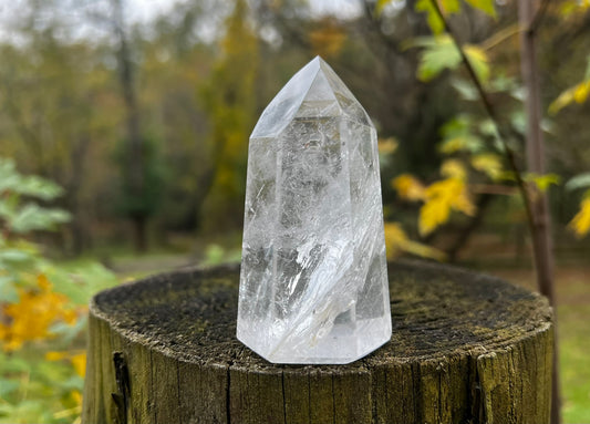 Clear Quartz Tower