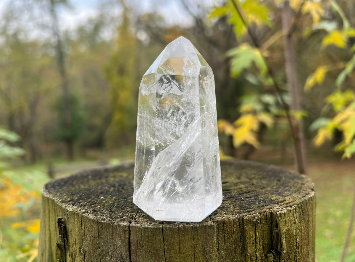 Clear Quartz Tower