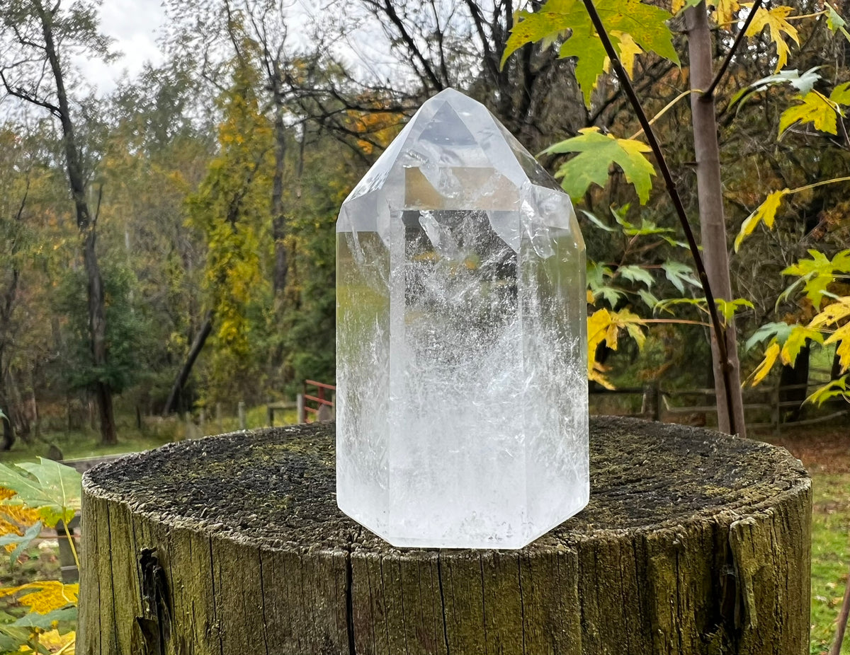 Clear Quartz Tower