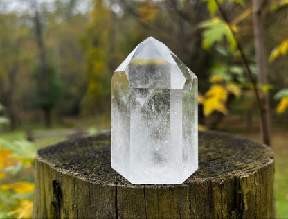Clear Quartz Tower