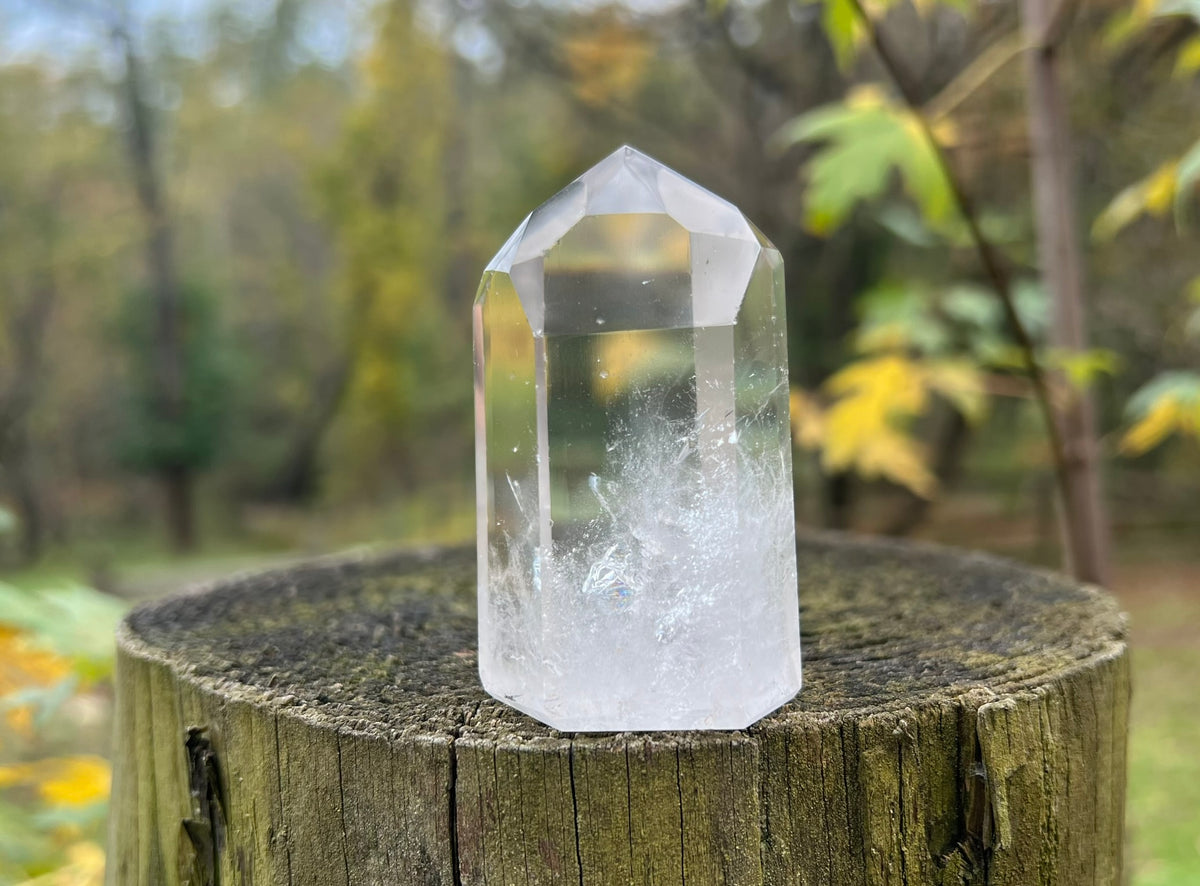 Clear Quartz Tower