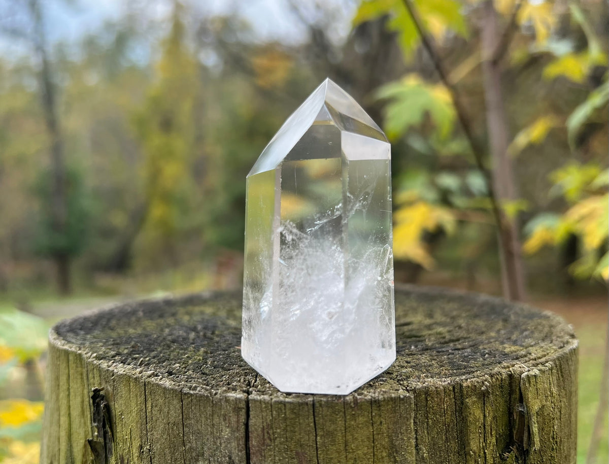 Clear Quartz Tower