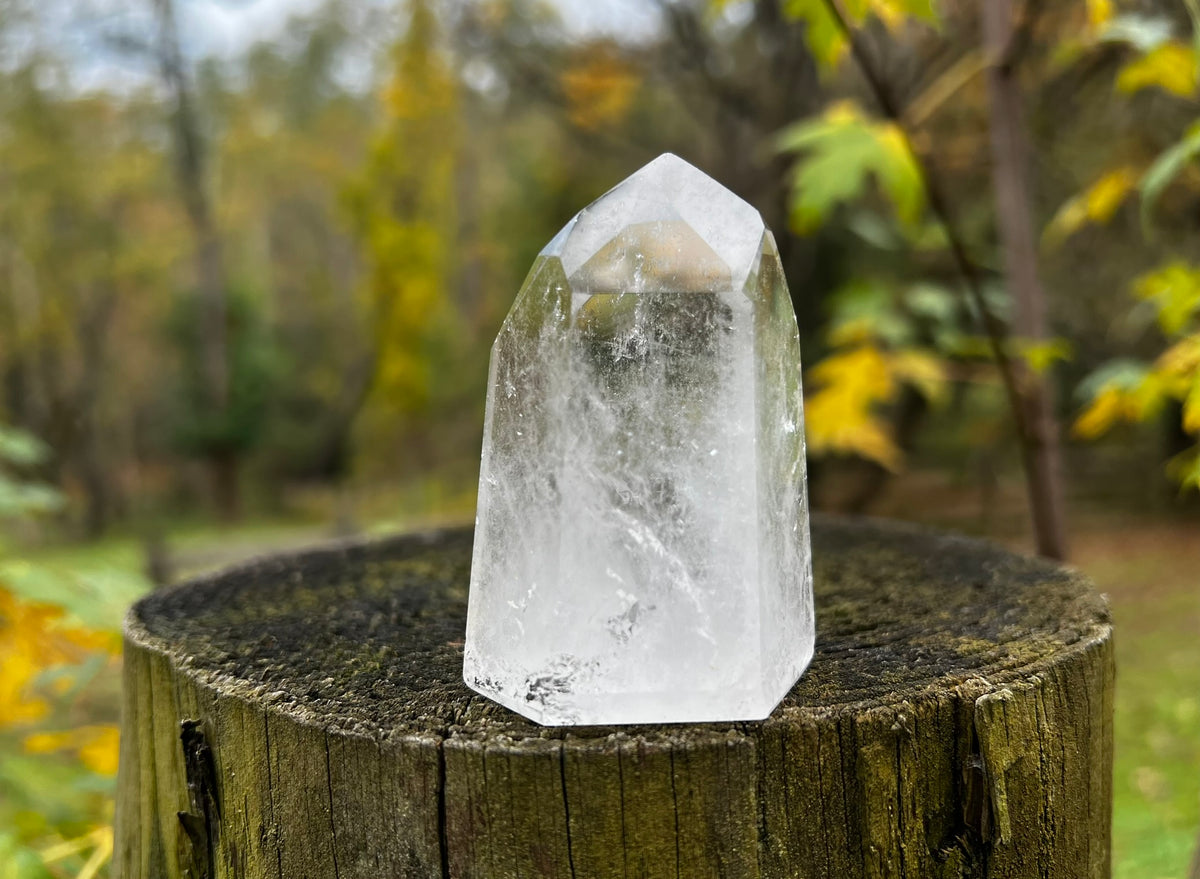 Clear Quartz Tower