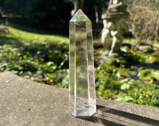 Clear Quartz Crystal Tower ~ Obelisk ~ Large - Gem Realm 