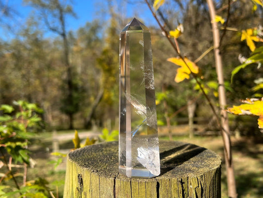 Clear Quartz Crystal Tower ~ Obelisk ~ Large